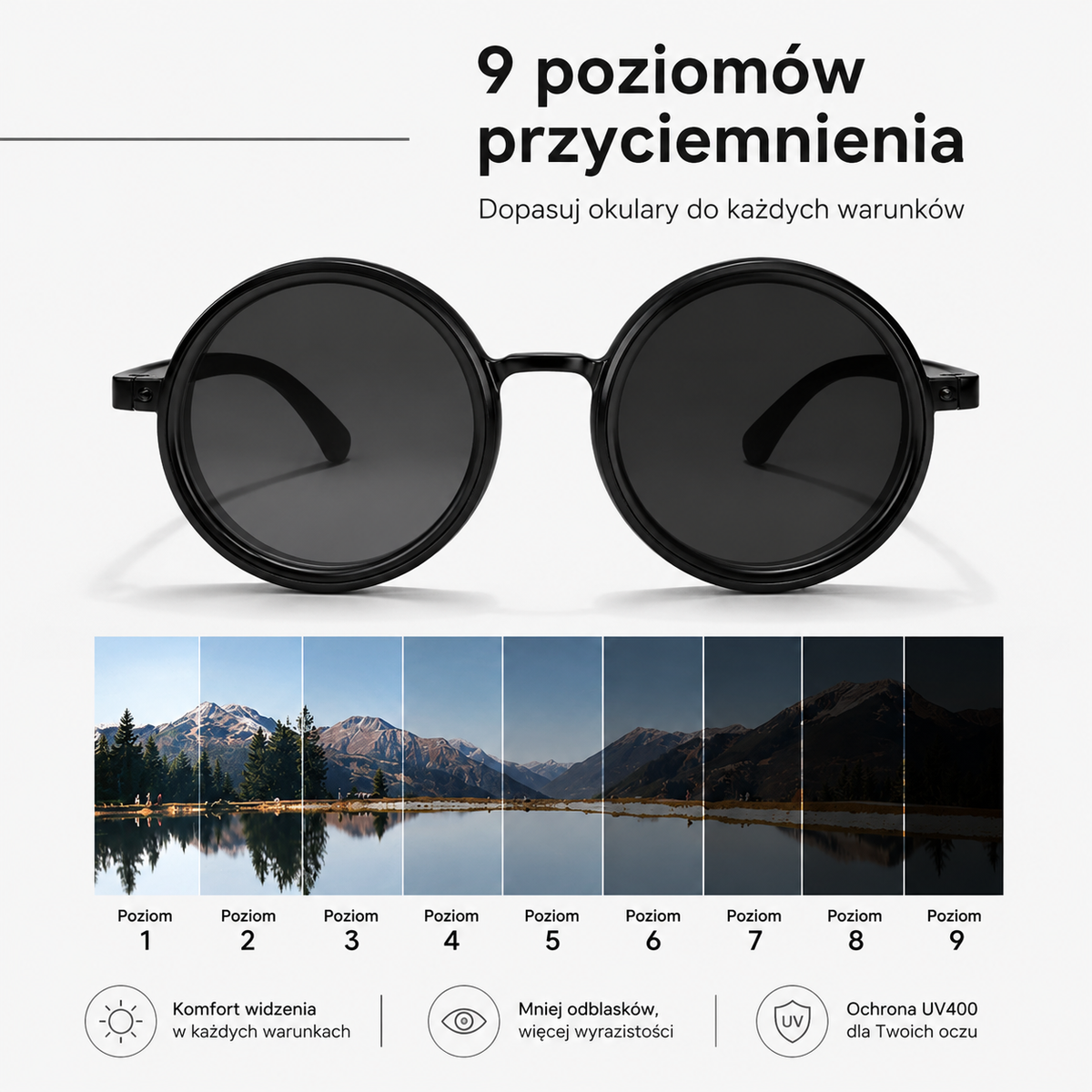 ShadeForm™ – okulary z regulacją przyciemnienia