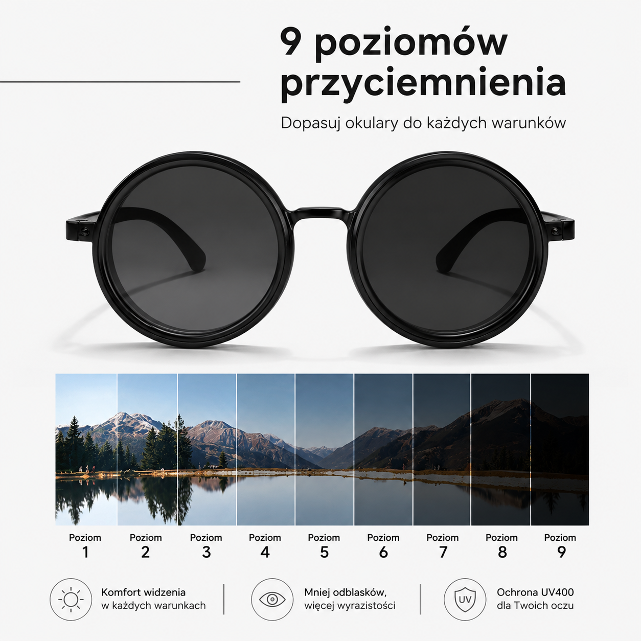 ShadeForm™ – okulary z regulacją przyciemnienia